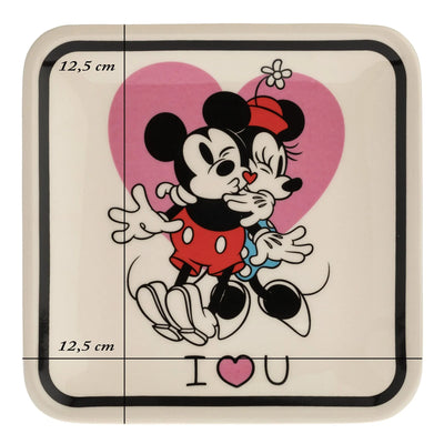 Piattino Portagioie Mickey & Minnie - Tenero Abbraccio - VitaMea