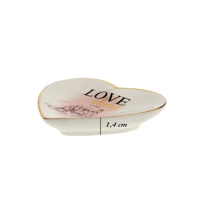 Piattino Portagioie Mickey & Minnie "Always Love" - VitaMea