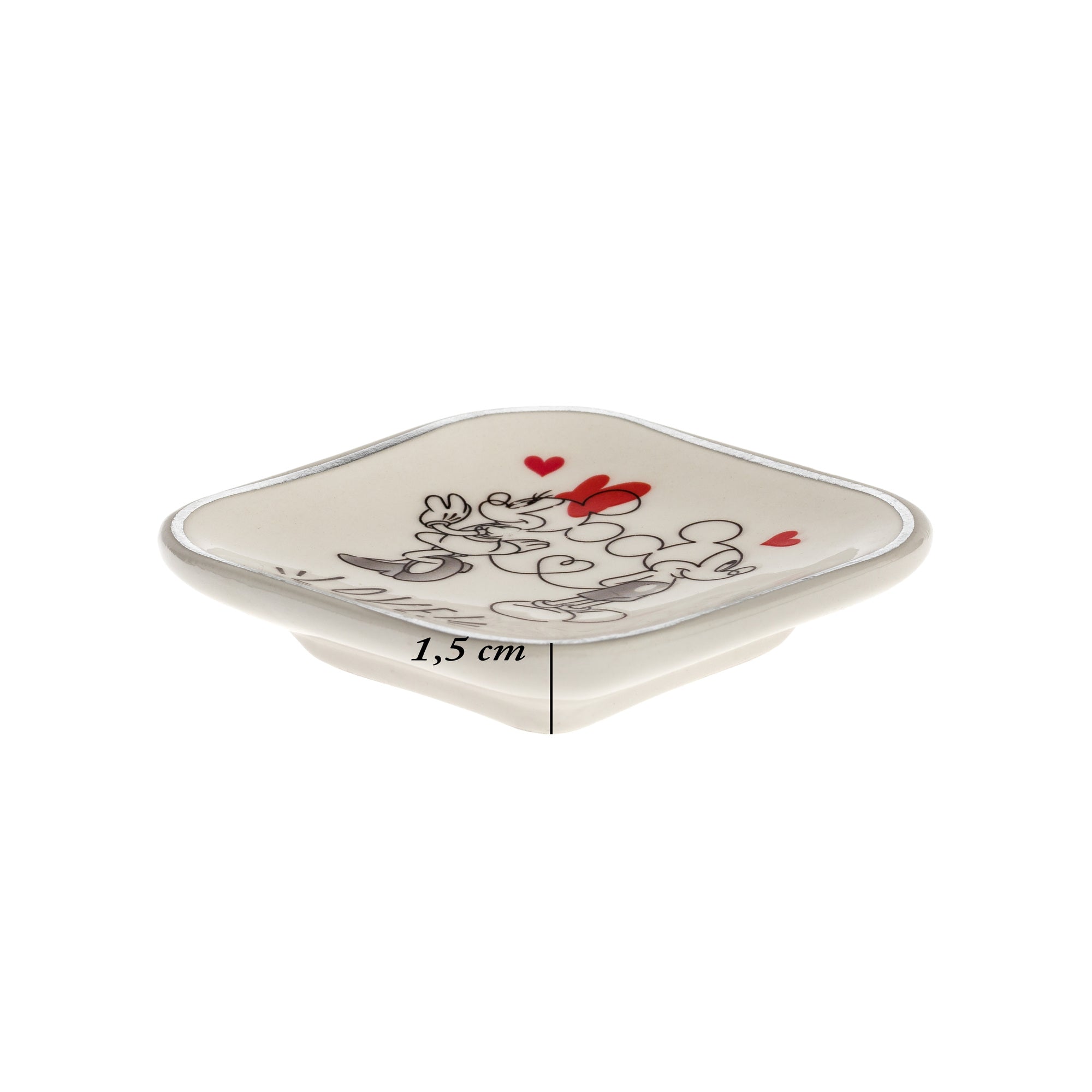 Piattino Portagioie Mickey & Minnie LOVE - VitaMea - VC700249L.CS - Accessori - 