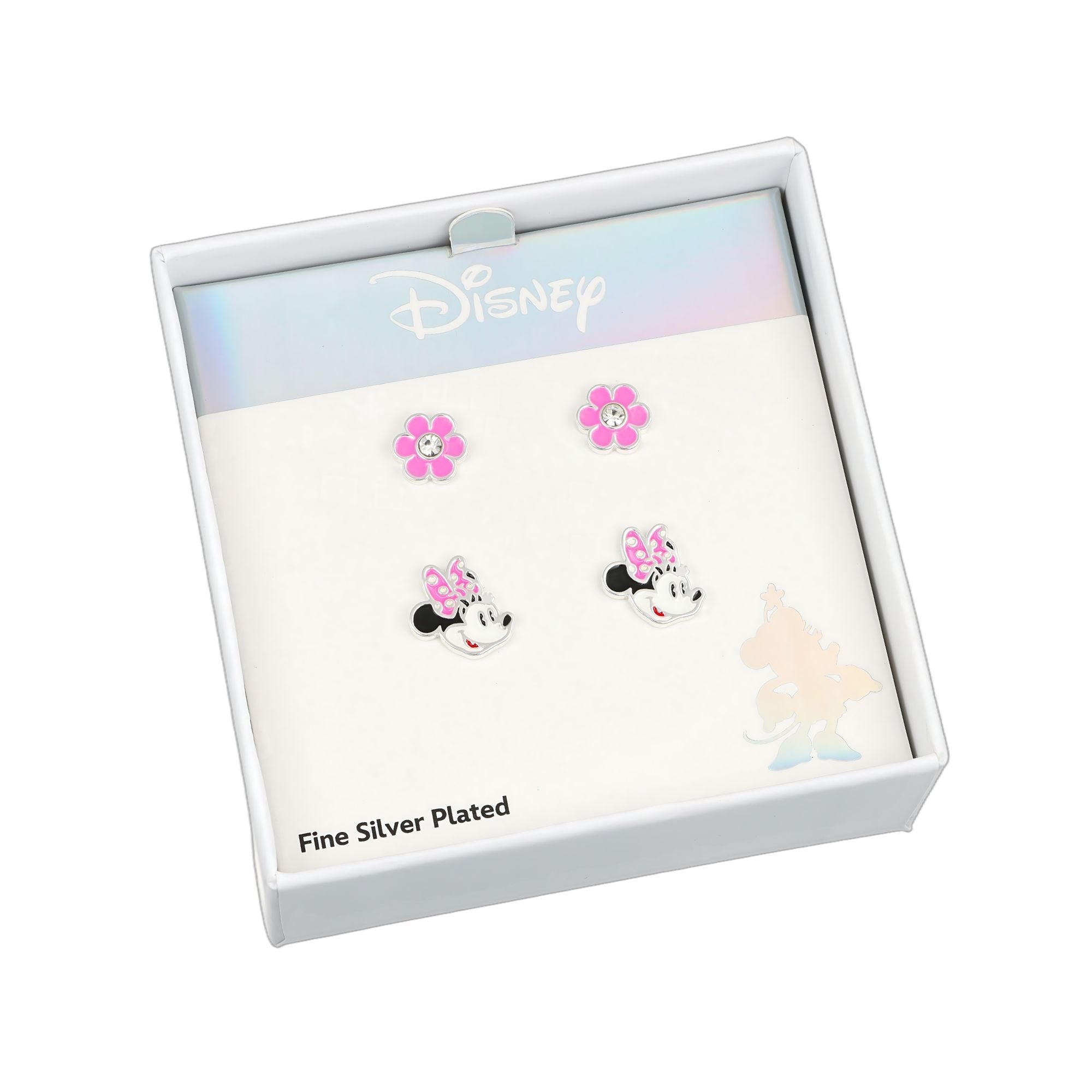 Set 2 Paia Orecchini Minnie Mouse con Smalto - Disney - VitaMea - SF00663SRWL.CS - Orecchini -