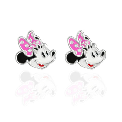 Set 2 Paia Orecchini Minnie Mouse con Smalto - Disney - VitaMea - SF00663SRWL.CS - Orecchini -