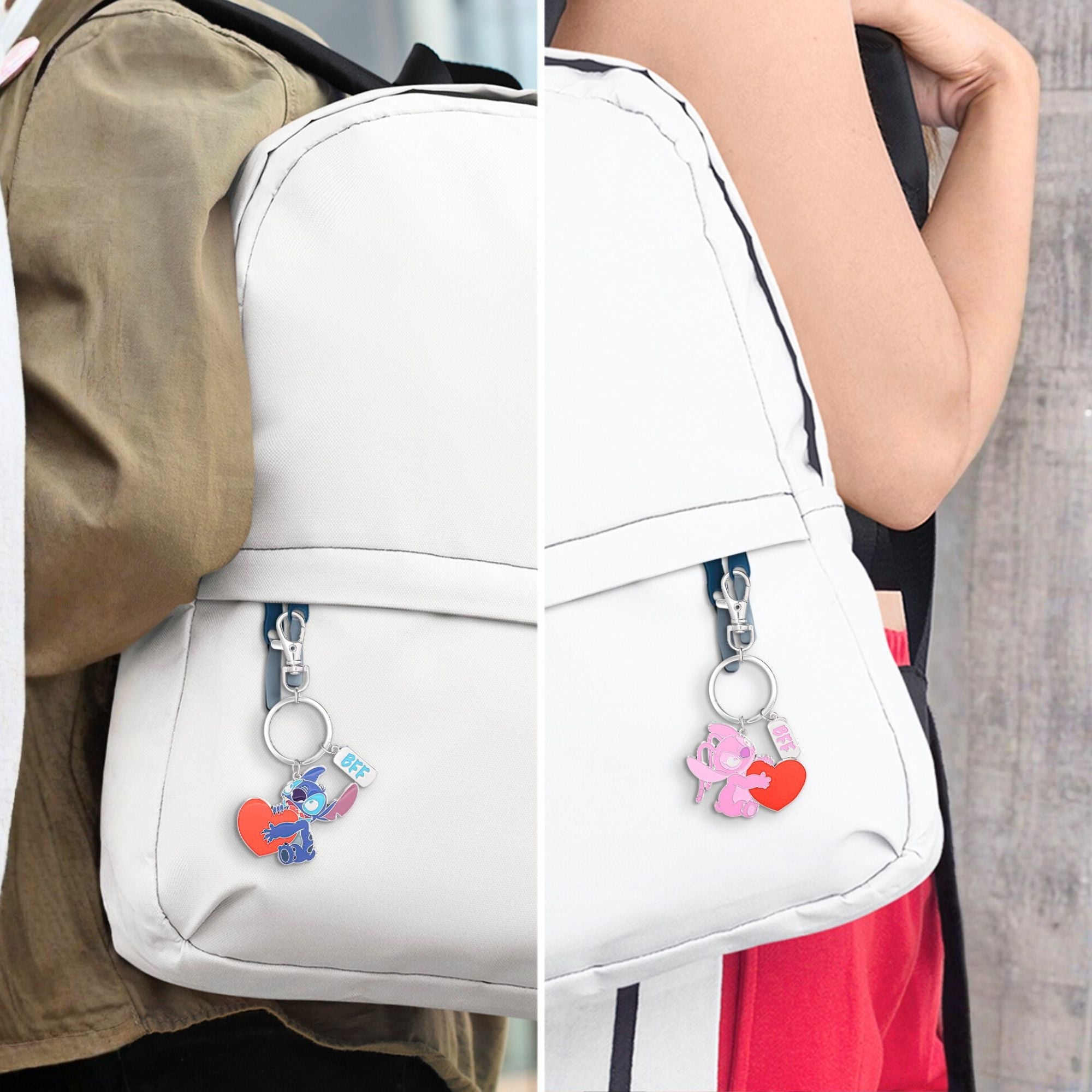 Set 2 Portachiavi BFF Stitch & Angel - VitaMea - GH00271RL.CS - Accessori - 