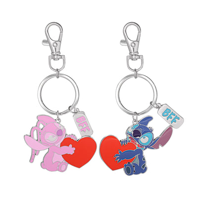 Set 2 Portachiavi BFF Stitch & Angel - VitaMea - GH00271RL.CS - Accessori - 