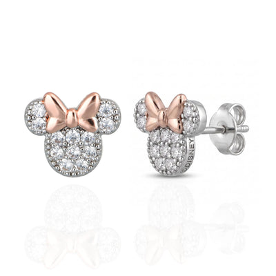 Set Collana e Orecchini Minnie Mouse Pavé Rose Gold - Disney - VitaMea - SF00893SZWL.CS - Set -