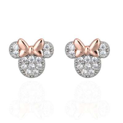 Set Collana e Orecchini Minnie Mouse Pavé Rose Gold - Disney - VitaMea - SF00893SZWL.CS - Set -