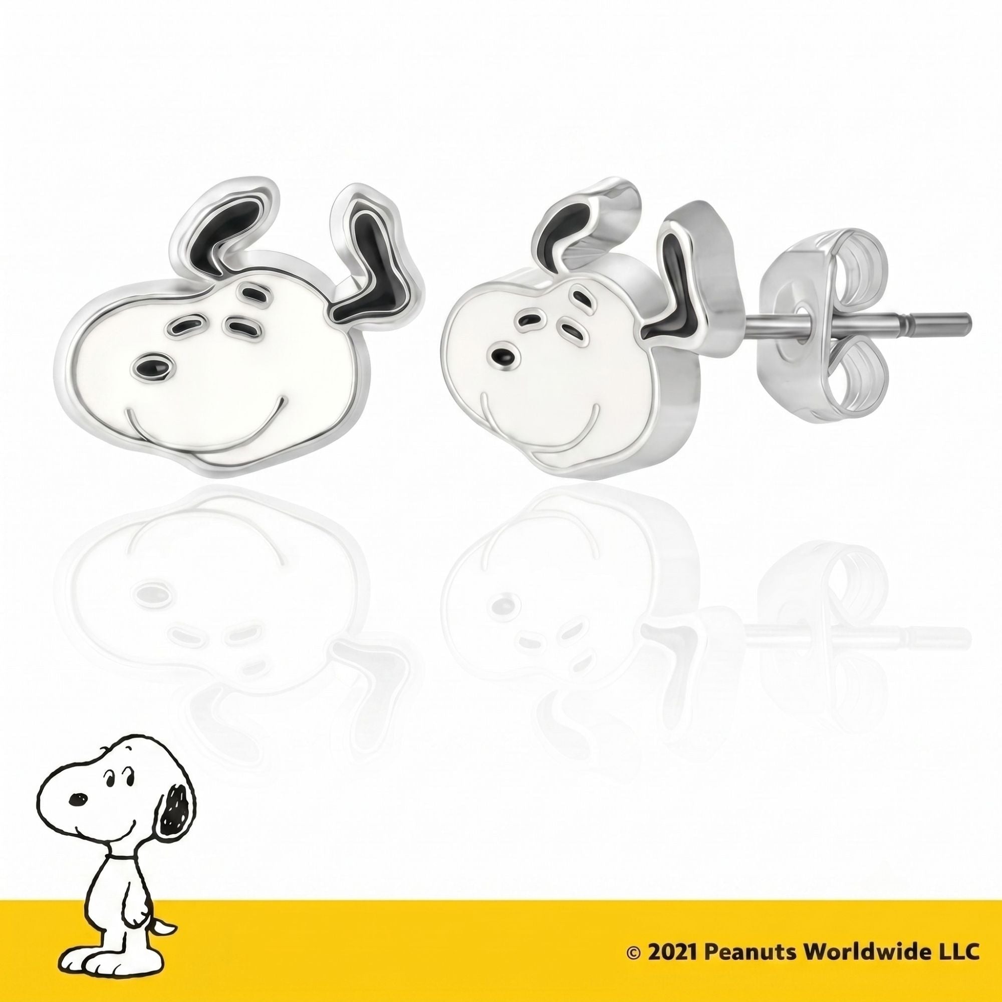 Set Collana e Orecchini Snoopy in Brass - Peanuts - VitaMea - SH00923RL-16.CS - Set Gioielli -