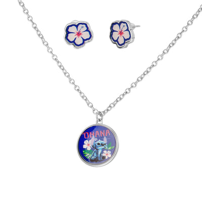 Set Collana e Orecchini Stitch - Disney - VitaMea - SH01515RL.CS - Collana - 