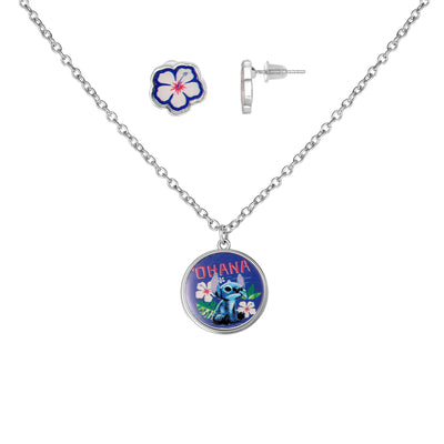 Set Collana e Orecchini Stitch - Disney - VitaMea - SH01515RL.CS - Collana - 