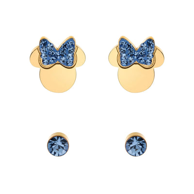 Set Orecchini Minnie Blue Gold - VitaMea