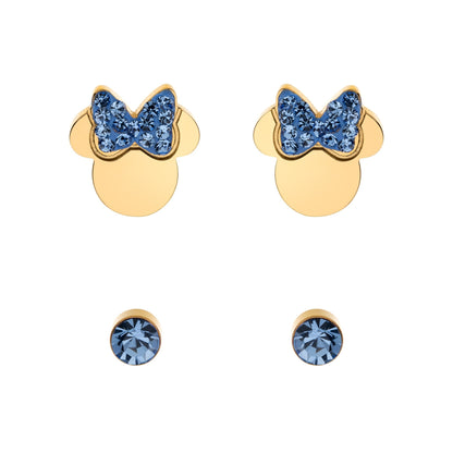 Set Orecchini Minnie Blue Gold - VitaMea - S600149YRDL - B.CS - Orecchini - 