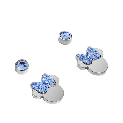 Set Orecchini Minnie Blue Silver - VitaMea - S600149RDL - B.CS - Orecchini - 