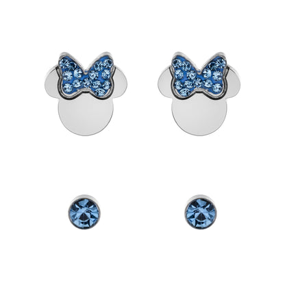 Set Orecchini Minnie Blue Silver - VitaMea - S600149RDL - B.CS - Orecchini - 