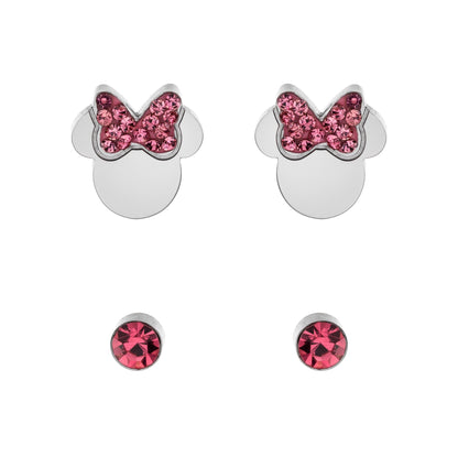 Set Orecchini Minnie Pinky Silver - VitaMea - S600149RPL - B.CS - Orecchini - 