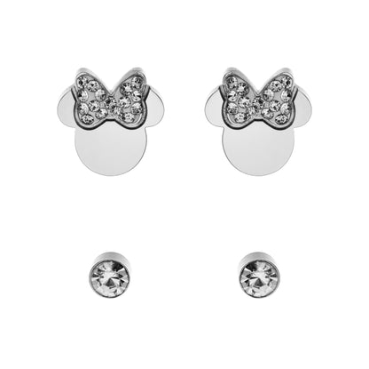 Set Orecchini Minnie White Silver - VitaMea - S600149RWL - B.CS - Orecchini - 